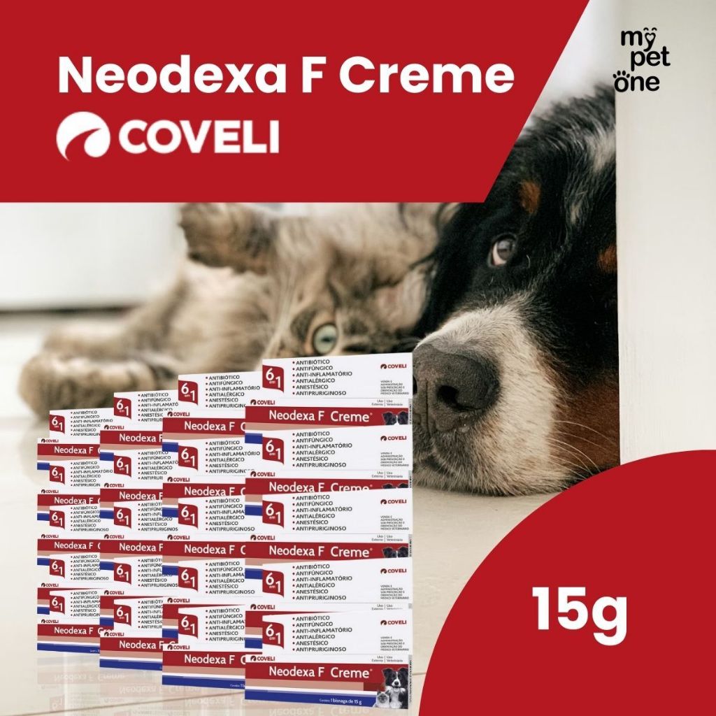 Kit 20 Antibiótico Coveli em Creme Neodexa - 15 g em Oferta na Shopee