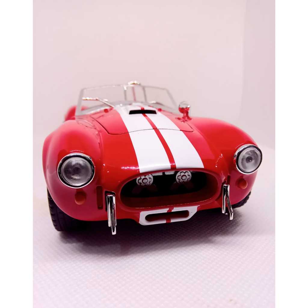 Miniatura Carrinho Metal Escala 1/24 Shelby Cobra Abre As Portas
