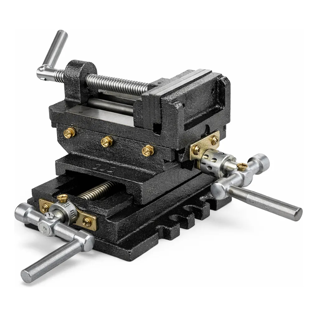 Torno Morsa de Bancada fixa N°4 (4" polegadas) 100mm em ferro - Vollekz em Oferta na Shopee