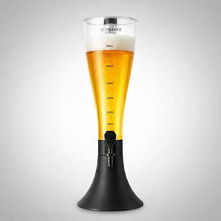 Torre de Chopp 2,5/3 Litros Tulipa Vollekz com Refil Congelante de Aço Inox - Vollekz em Oferta na Shopee