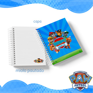 Agenda Escolar PATRULHA CANINA Personalizada Creche Capa Dura - Nome na Capa, Volta às Aulas em Oferta na Shopee