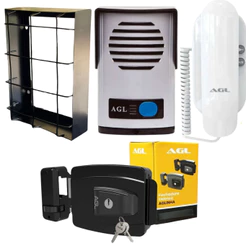 Kit Porteiro Eletrônico Residencial e Comercial Completo