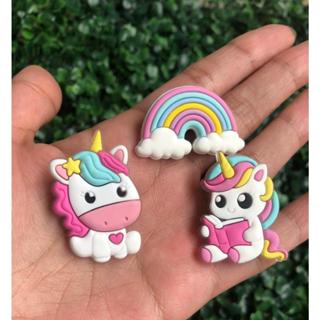 Pin Botton Charm para Babuche Croc - Kit c/3 - Unicórnios Mágicos em Oferta na Shopee