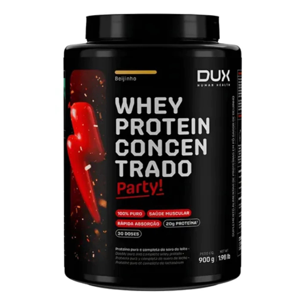 Whey Protein Concentrado Pote 900g Sabor Dux Human 100% Original