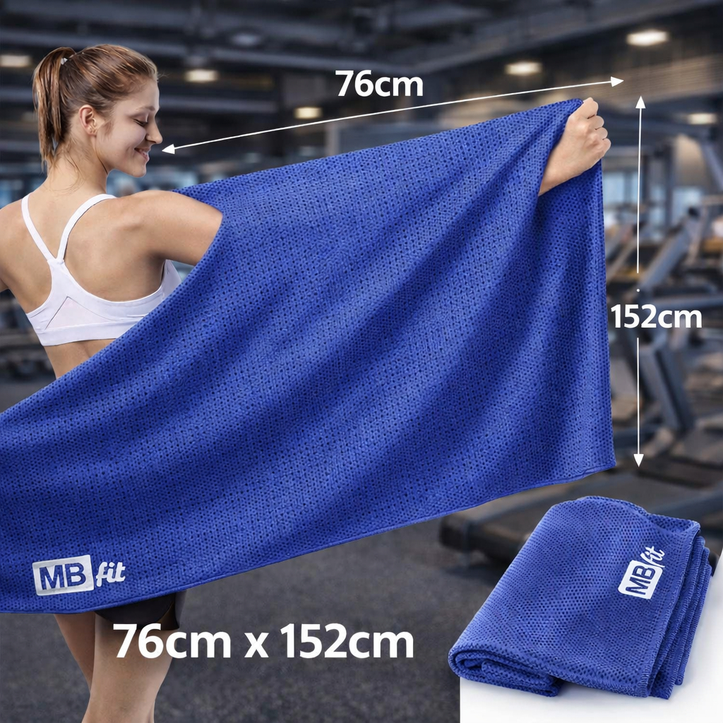 Toalha de Resfriamento Microfibra Refrescante Treino Fitness Academia Crossfit Secagem Rápida Rosto! em Oferta na Shopee