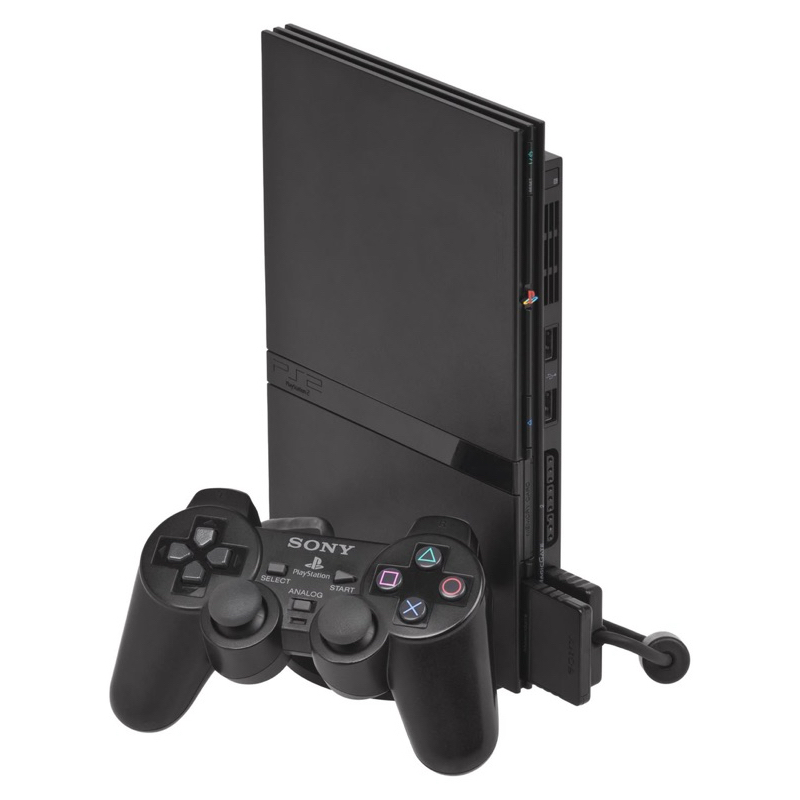 PlayStation 2 Slim Desbloqueado + Controle | Testado | Pronto para Jogar