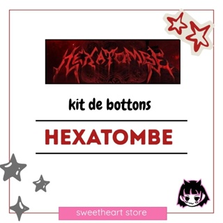 Kit de bottons hexatombe ordem paranormal rpg em Oferta na Shopee
