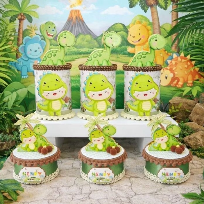 Kit Festa Dino Baby Personalizados Dino I Lembrancinhas Dino I Festas Dino I Caixinhas Dino I Aniversários