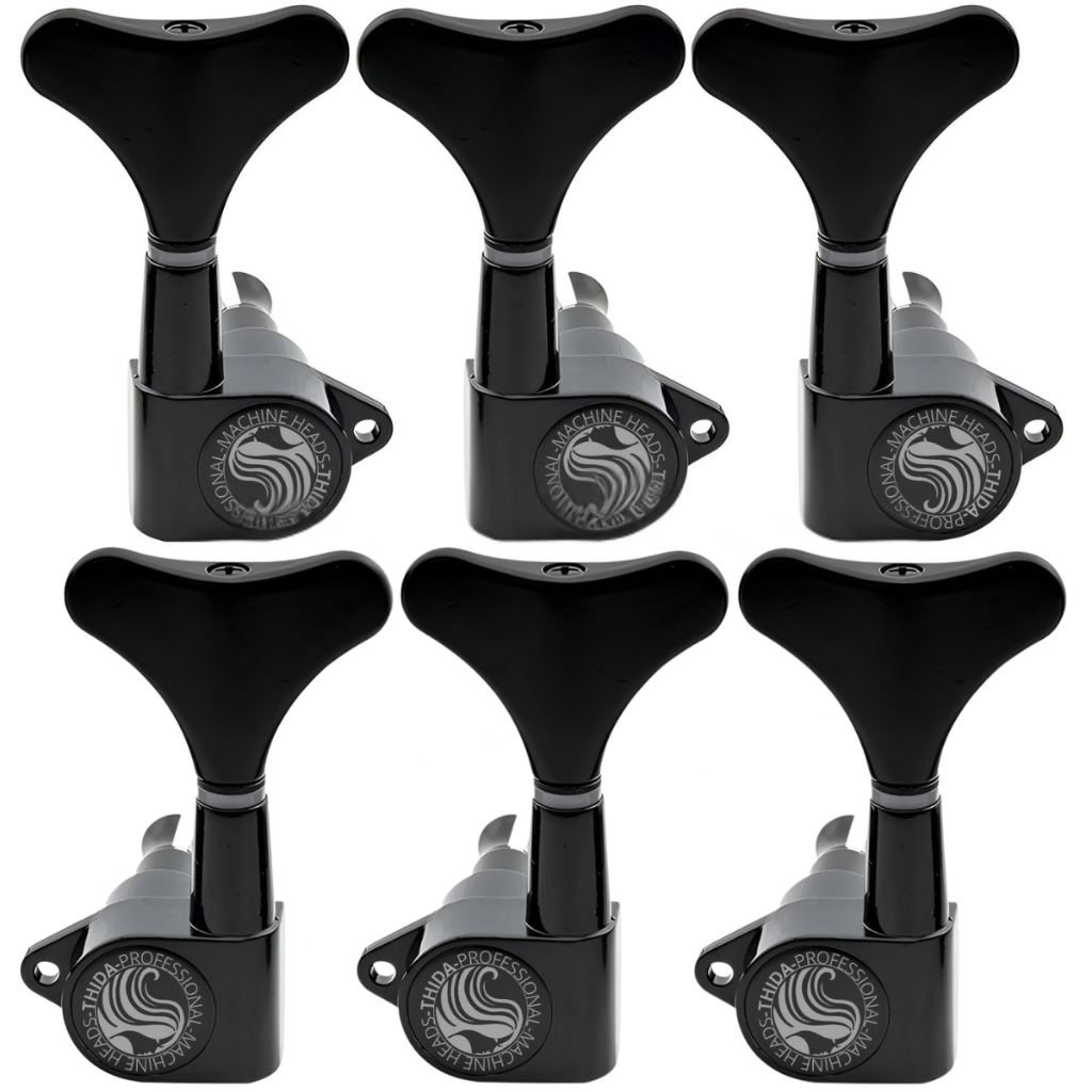 Tarraxas Blindadas Thida Pro Bass Line Para Contra Baixo 6 Cordas 3x3