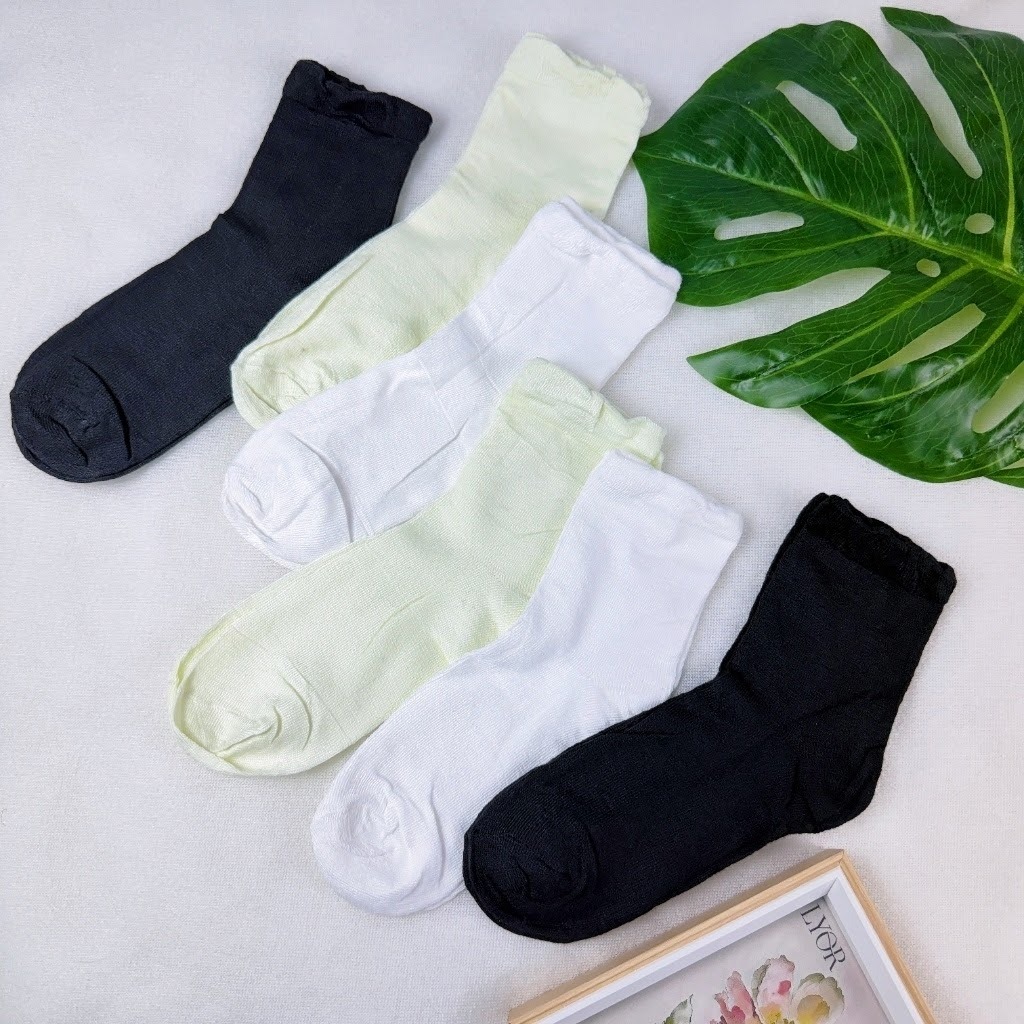 KITS DE MEIAS FEMININAS COM 3/6/12 PARES CANO LONGO CORES NEUTRAS