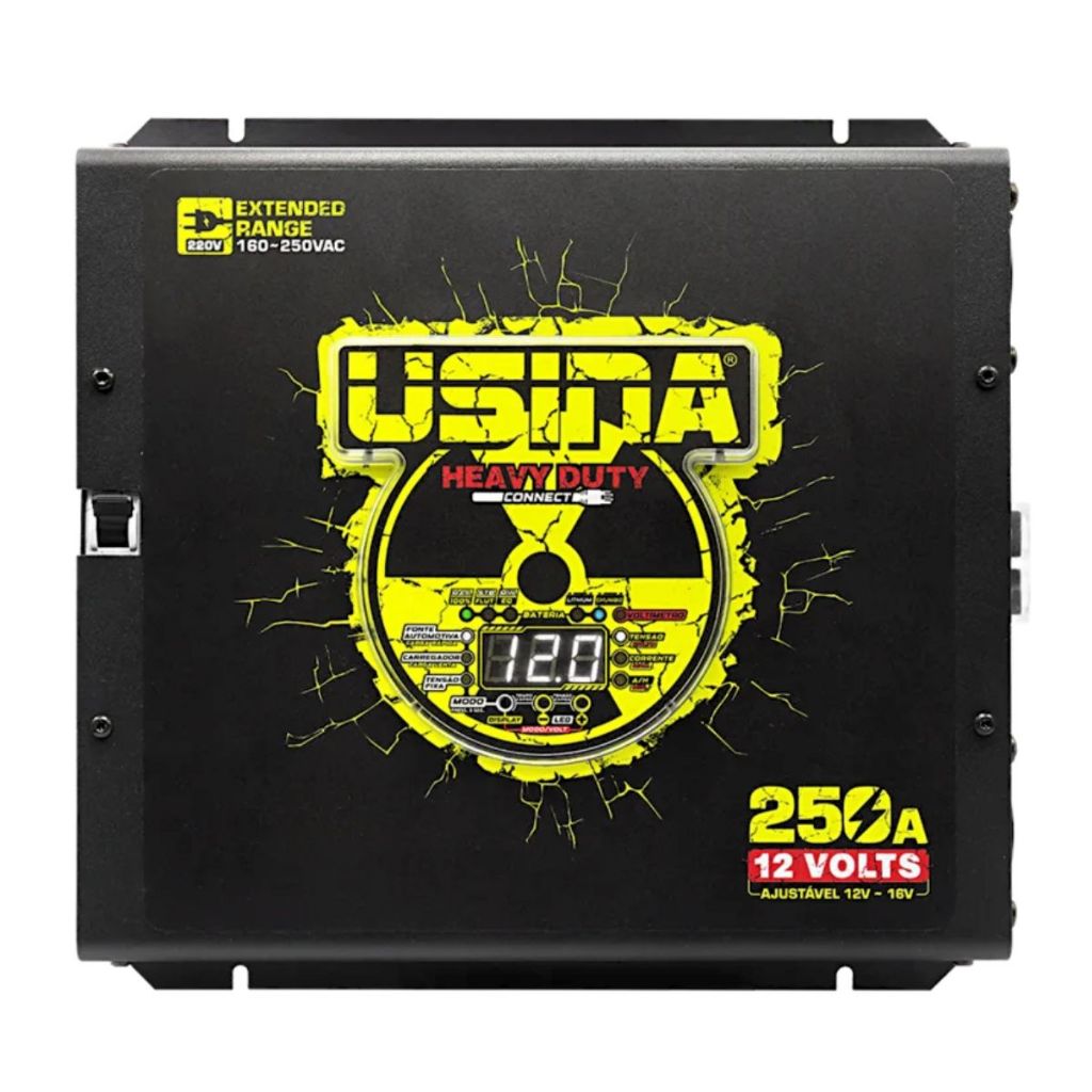 Fonte Usina Monovolt 250A Heavy Duty Connect 12V Automotiva