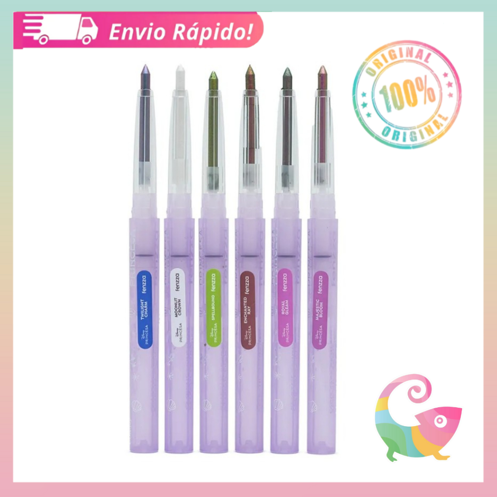 Lápis de Olho Retrátil Fenzza Cromático Princesa DIS125