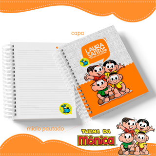 Agenda Escolar TURMA DA MÔNICA Personalizada Creche Capa Dura - Nome na Capa, Volta às Aulas em Oferta na Shopee