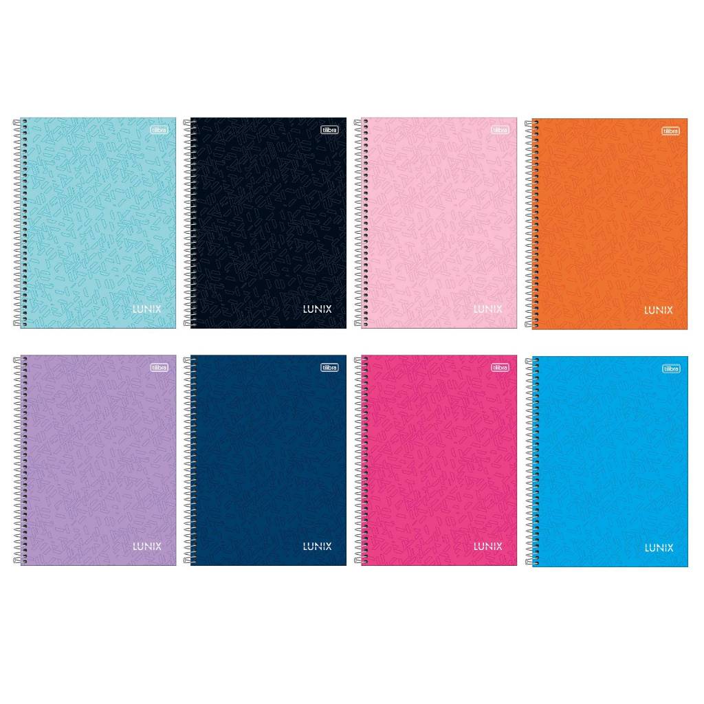 Caderno Universitário 20 Matérias Lunix 320 Folhas Tilibra em Oferta na Shopee