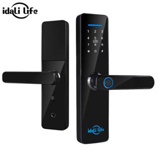 Fechadura Digital Inteligente com Biometria e Senha  Segurança Avançada IDALI LIFE em Oferta na Shopee