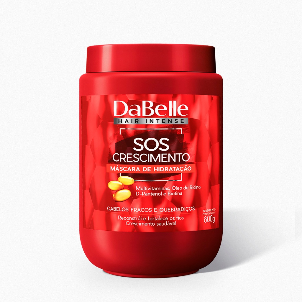 Máscara SOS Crescimento DaBelle Hair 800g em Oferta na Shopee