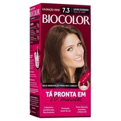 Tinta De Cabelo Biocolor Louro Louro Leve 7.3 Mini