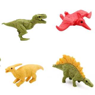 Borracha Dinossauro BRW Montável – Unidade ou Kit com 4 Modelos Sortidos em Oferta na Shopee