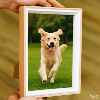 Porta Retrato de Mesa MDF Collection Moldura Decorativa Profunda de Fotos 15x20cm em Oferta na Shopee