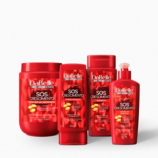 DaBelle Kit SOS Crescimento Máscara 800g (4 Produtos) em Oferta na Shopee
