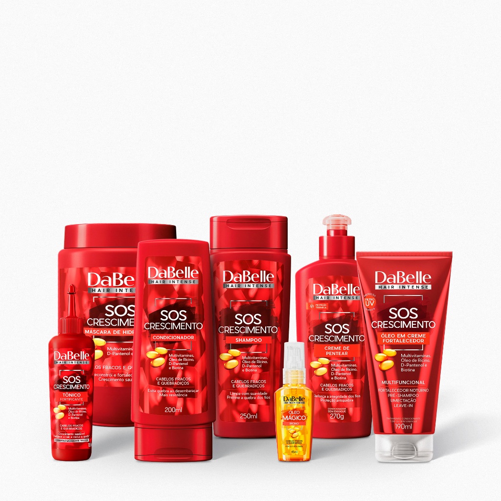 Kit SOS Crescimento  DaBelle Hair  - 7 Produtos em Oferta na Shopee