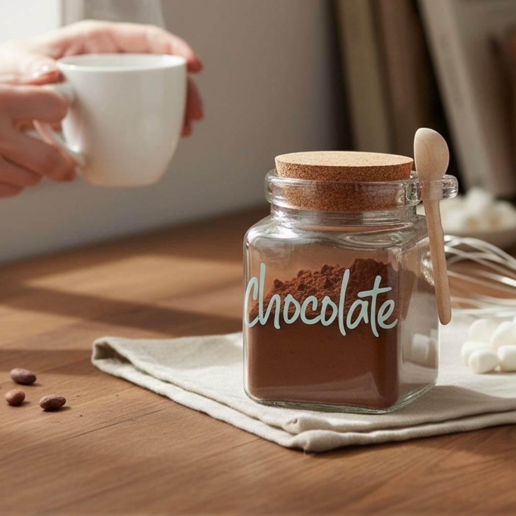 POTE QUADRADO COM COLHER E TAMPA DE ROLHA 310ML em Oferta na Shopee