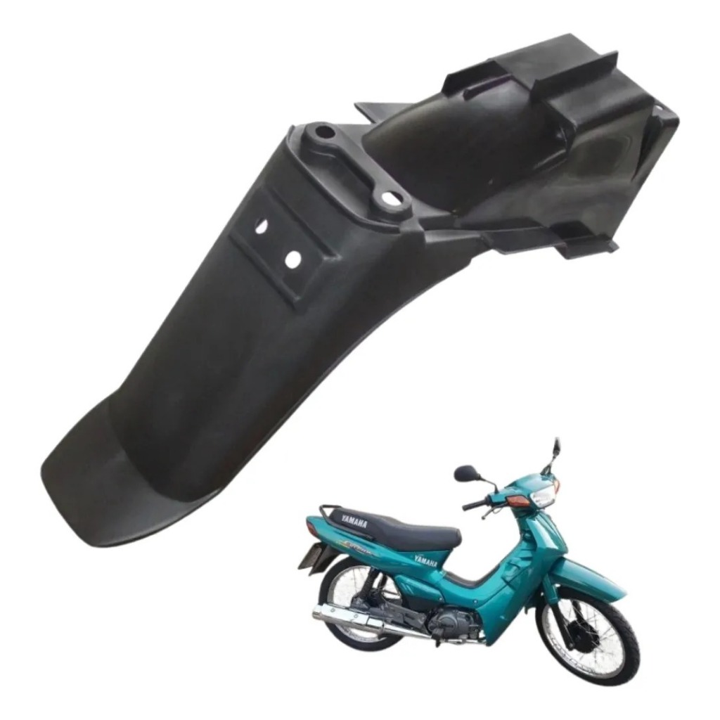 Paralama Traseiro Suporte Placa Crypton 100 98 A 2004-Paramotos