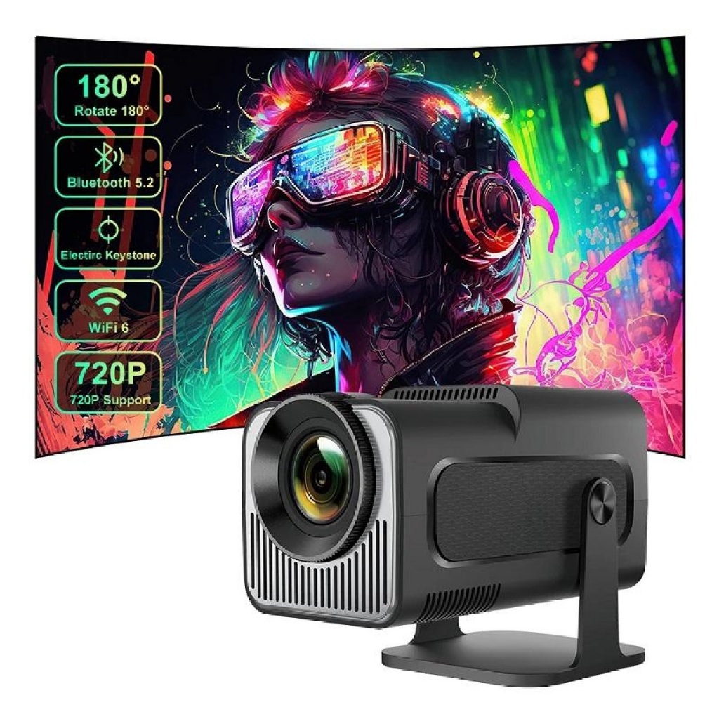 Projetor Portátil Magcubic HY320 com Android 11 e Suporte a 1080p e 4K