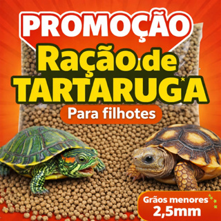 Ração Nutritiva Premium para Tartaruga, Jabuti e Répteis Filhotes e Adultos em Oferta na Shopee