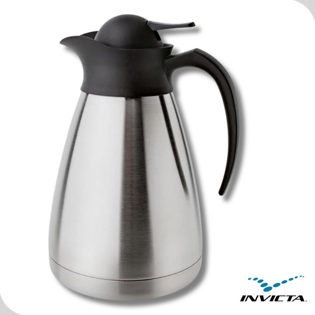 Bule Termico Aço Inox Garrafa Café Cha 1L Invicta Com Alça