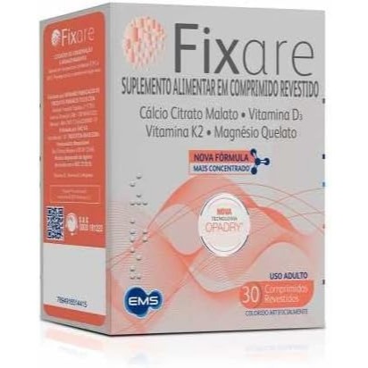 Fixare Calc.C.M.+Vit. com 30 comprimido Rev-S em Oferta na Shopee