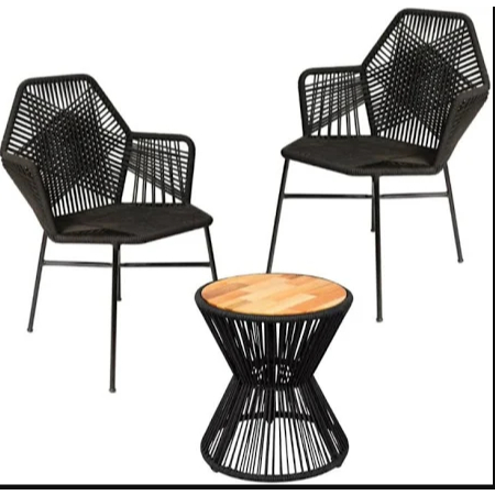 Kit 2 Cadeiras Tropicalia com Mesa Ampulheta