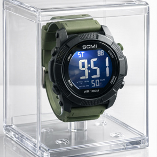 Relogio masculino esportivo super estiloso resistente emborrachada luz pulseira borracha leve em Oferta na Shopee