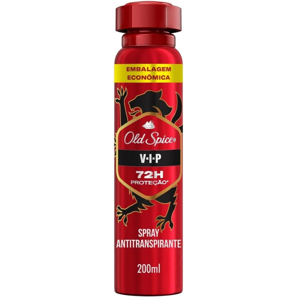Desodorante Antitranspirante Old Spice Spray V.I.P Com 200ml