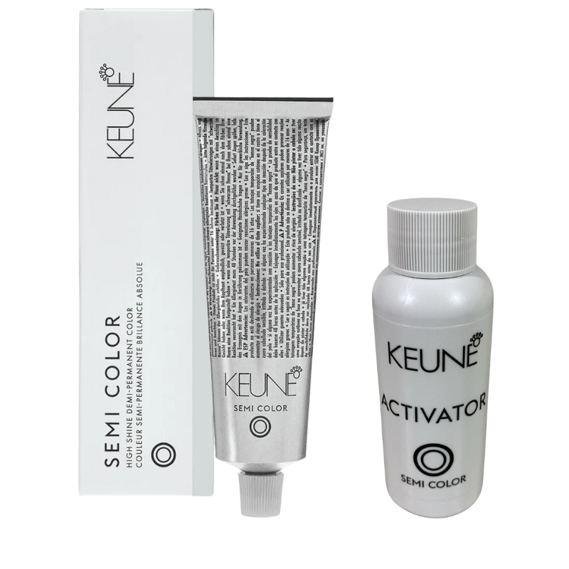 Semi Color Keune Escolher A Cor 60g + Activator Keune 60ml