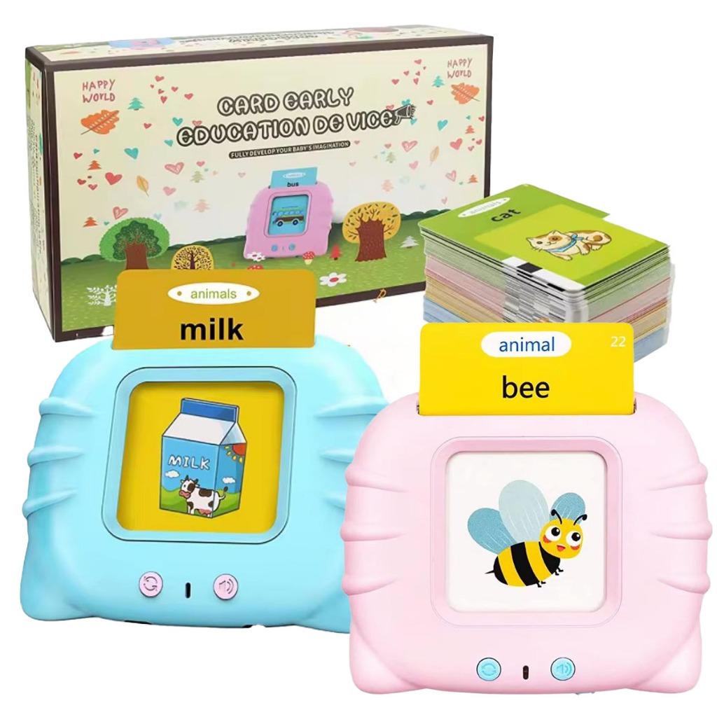 Brinquedo Educativo Fala Inglês Português Flash Cards Kids em Oferta na Shopee