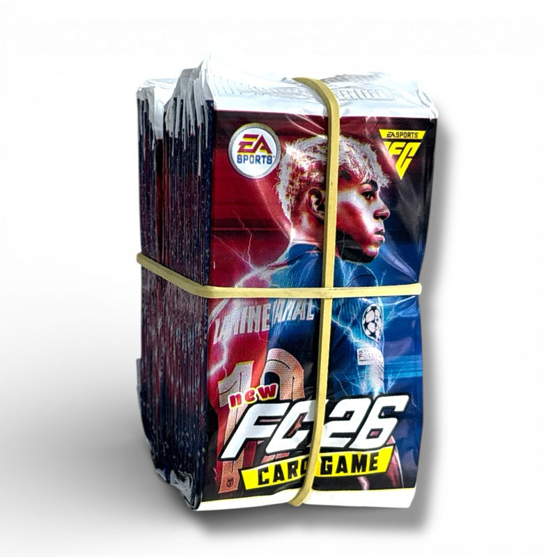 Kit 200 Cards FIFA 26 - 50 Pacotinhos Lacrados EA Sports FC26 Card Game - 576 Jogadores