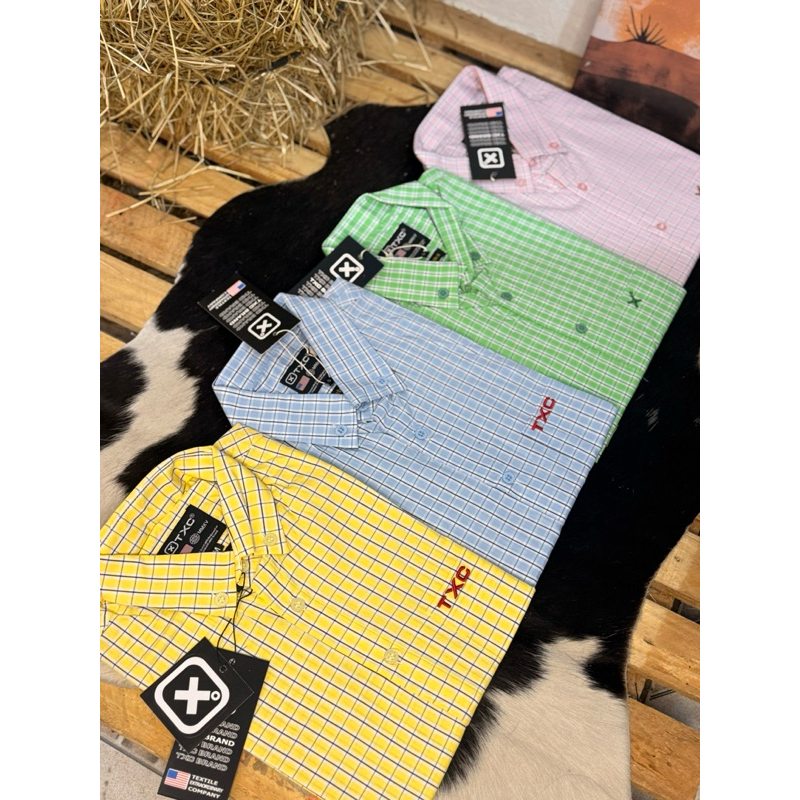 Camisa social manga curta country xadrez rodeio masculina