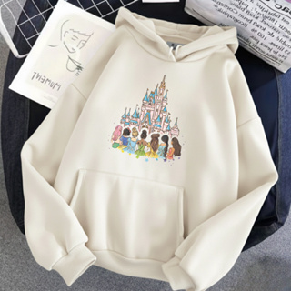 Moletom Feminino Casaco Exclusivo Disney Princesas Algodão Peluciado Com Capuz Atemporal em Oferta na Shopee