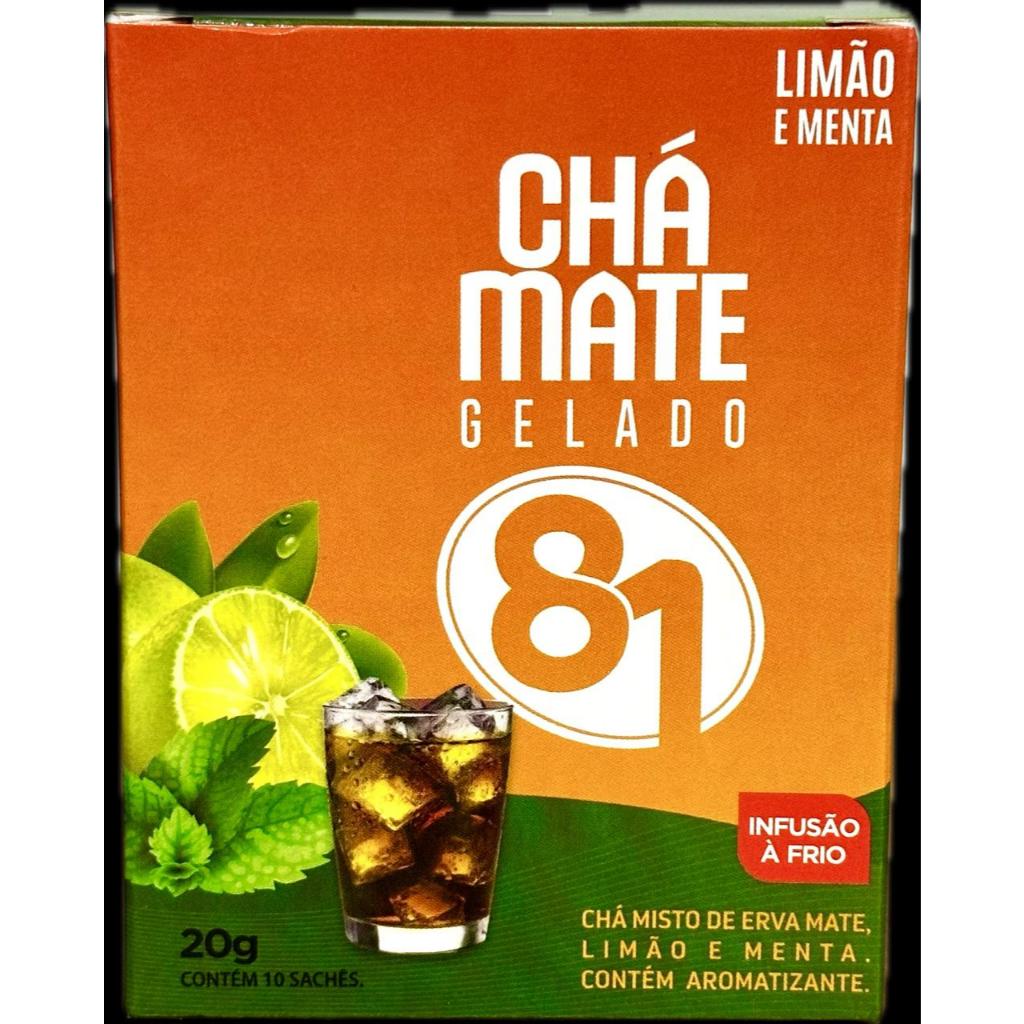 Detalhes do Chá Mate 81 Gelado - 20g - Infusão à Frio - escolha o sabor