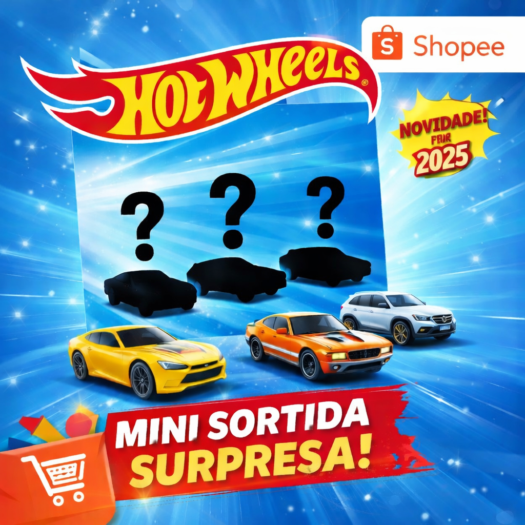 Hot Wheels linha básica - Modelos sortidos 2026