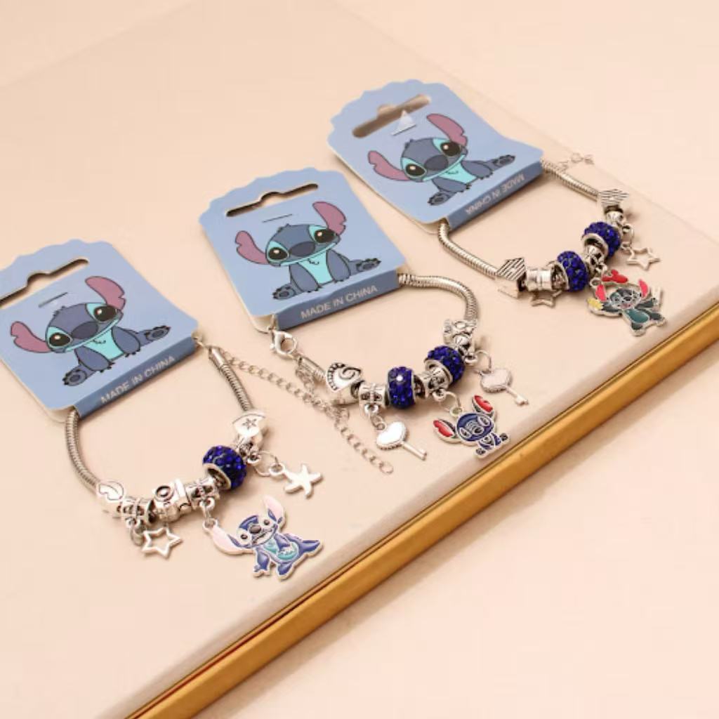 SUSU-MODA Pulseira Infantil Menina Criança Delicada Com Berloques e Pingente