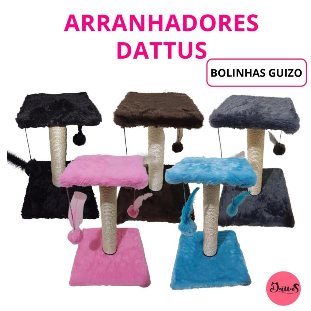 ARRANHADOR PREMIUM PARA GATOS COM PELUCIA E BOLINHAS DE GUIZO