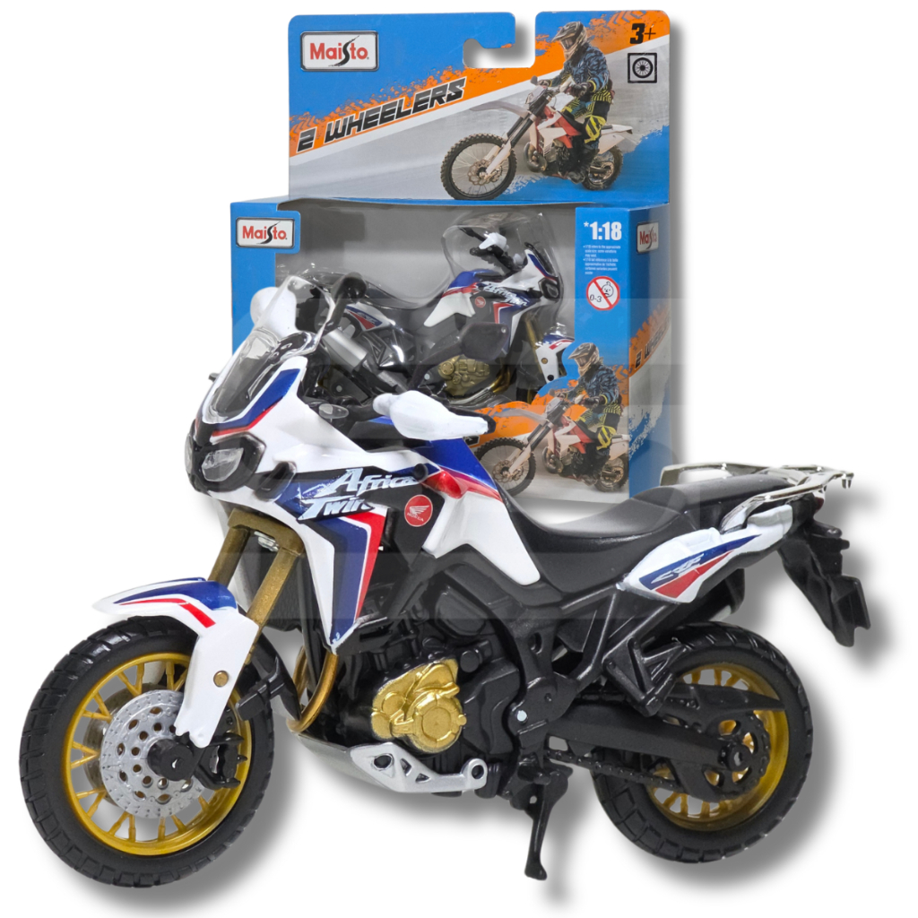 Miniatura De Ferro Moto Honda Africa Twin DCT 1/18 Maisto
