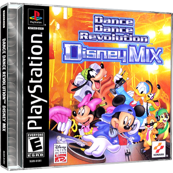 Jogo Dance Dance Revolution Disney Mix para play 1 psone