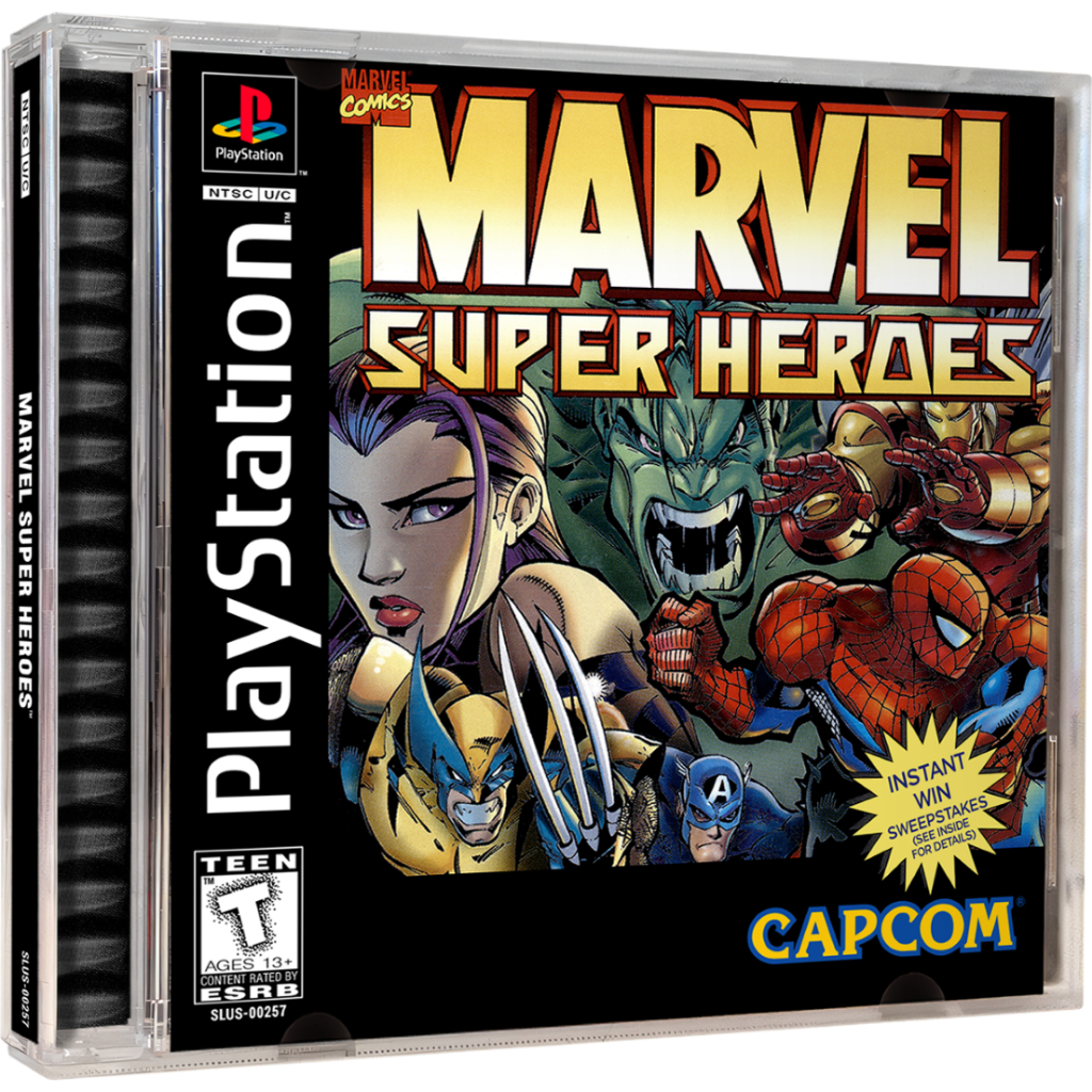 Jogo Marvel Super Heroes de Play1 PsOne