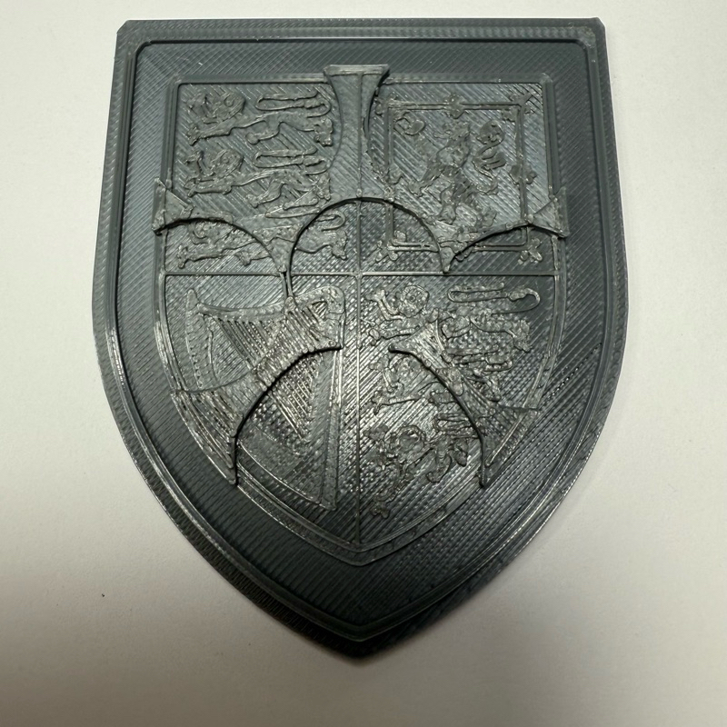 Escudo Britânico Sem Moedas Expositor Reino Unido Rainha Elizabeth II