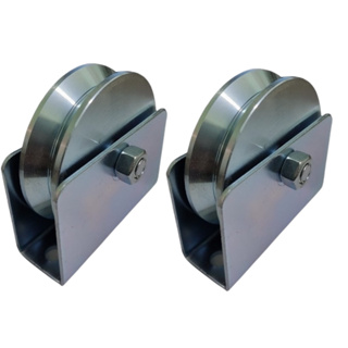 Kit 2 Roldana Aliaço Para Portão Correr 3 Polegada Em V Com Caixa Parafuso em Oferta na Shopee