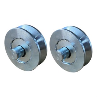 Kit 2 Roldana Aliaço Para Portao De Correr 2 1/2 Polegadas (6,2cm) Em V Eixo Cantoneira em Oferta na Shopee