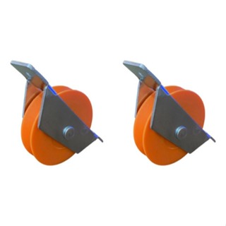 Kit 2 Roldana Aliaço Portão Correr Nylon 3 Polegada Trilho V Caixa Aberta em Oferta na Shopee